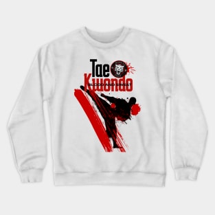 Taekwondo Combat Graphic Crewneck Sweatshirt